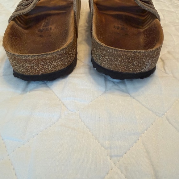 Birkenstock Granada Tan Suede Sandals - Picture 5 of 6